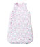 Sacco nanna bebè bambina reversibile bianco ECUME/bianco MULTICO