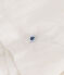 Abito lungo con spalline in cotone tinta unita bambina bianco ECUME