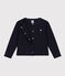 Cardigan in cotone bambino unisex blu SMOKING