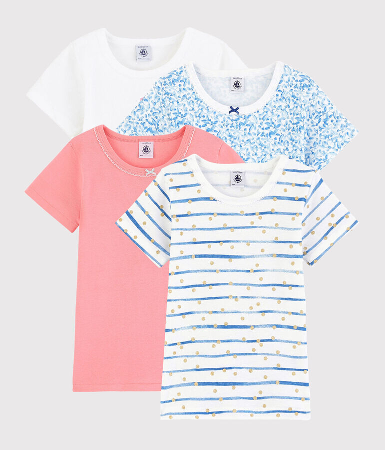 Lotto a sorpresa di 4 T-shirt a maniche corte bambina variante 1