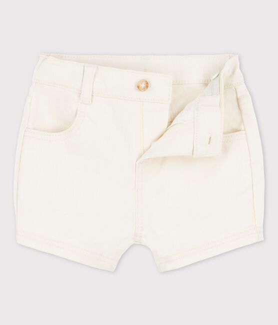 Shorts in denim bebè ecru AVALANCHE