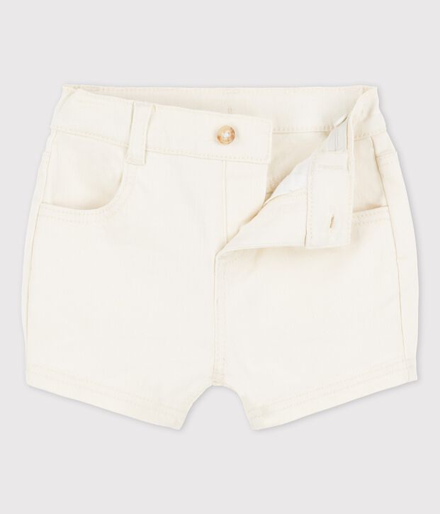Shorts in denim beb&egrave; ecru