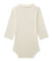 Body bebé maschio con colletto beige COQUILLE