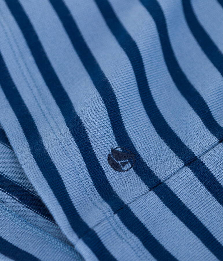 Marini&egrave;re donna abbottonata in cotone blu BEACH/ MEDIEVAL