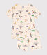 Pigiama short in cotone con stampa multi sport bambino