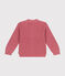 Cardigan in cotone bambina rosa ROSEWOOD