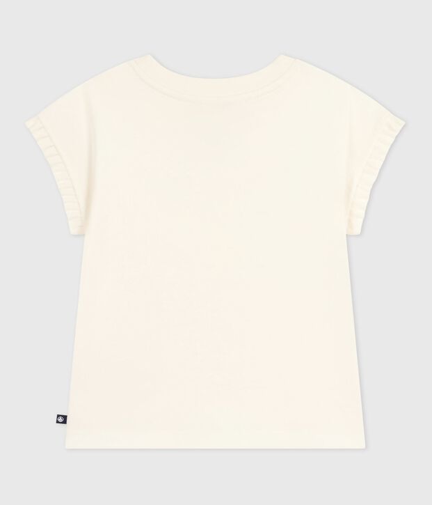 T-shirt a maniche corte con stampa bambino MILK