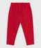 Pantaloni in cotone tinta unita neonato rosso POMPEI
