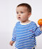 T-shirt a maniche lunghe in cotone a righe neonato PERSE/ AVALANCHE