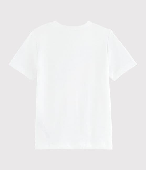 T-shirt serigrafata bambina bianco ECUME