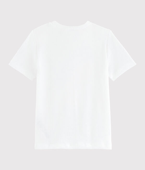 T-shirt serigrafata bambina bianco ECUME
