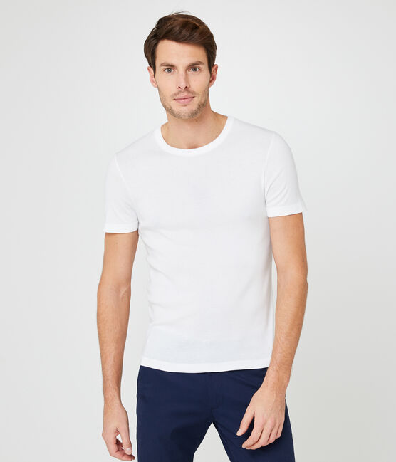 T-shirt maniche corte girocollo uomo bianco ECUME