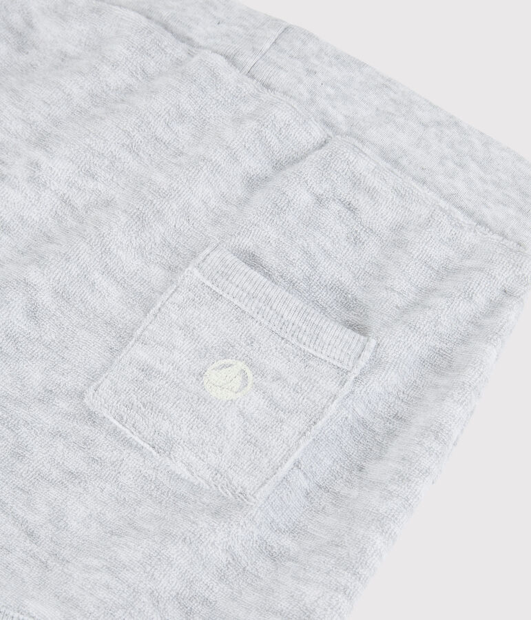 Shorts in spugna bouclette beb&eacute; maschio grigio