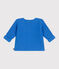 Cardigan in maglia di cotone a punto legaccio neonato blu EDNA