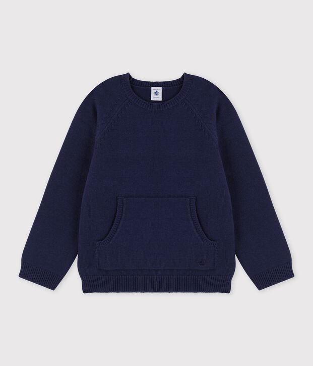 Pullover bambino in lana e cotone SMOKING
