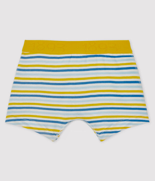 Boxer bambino bianco/multicolore