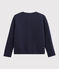 Cardigan bambina in tubique blu SMOKING