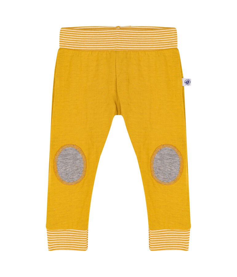 Pantalone beb&egrave; in tubique giallo BOUDOR CN