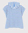 Poncho da spiaggia con cappuccio bebè femmina/maschio blu SURF