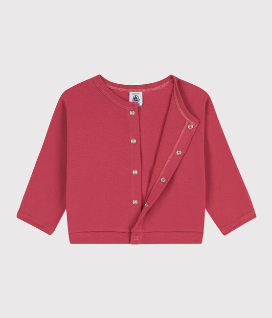Cardigan neonato in cotone  rosa PAPI