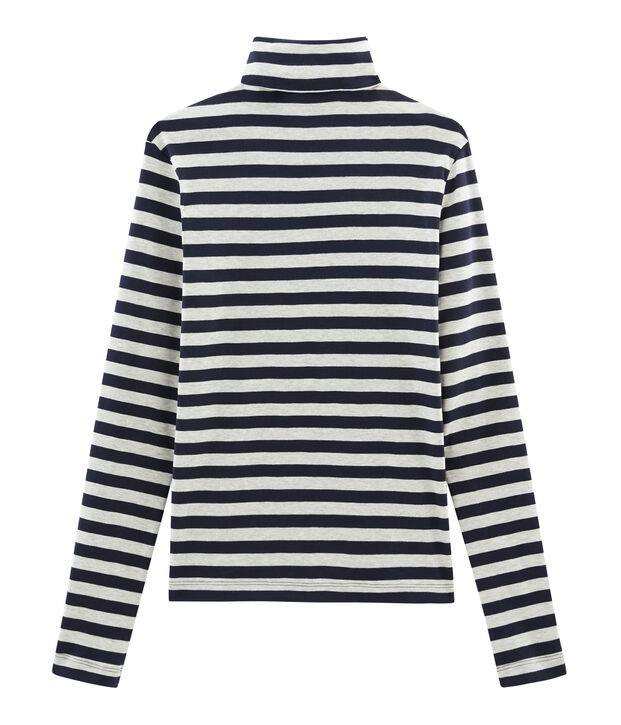 Dolcevita donna blu/grigio
