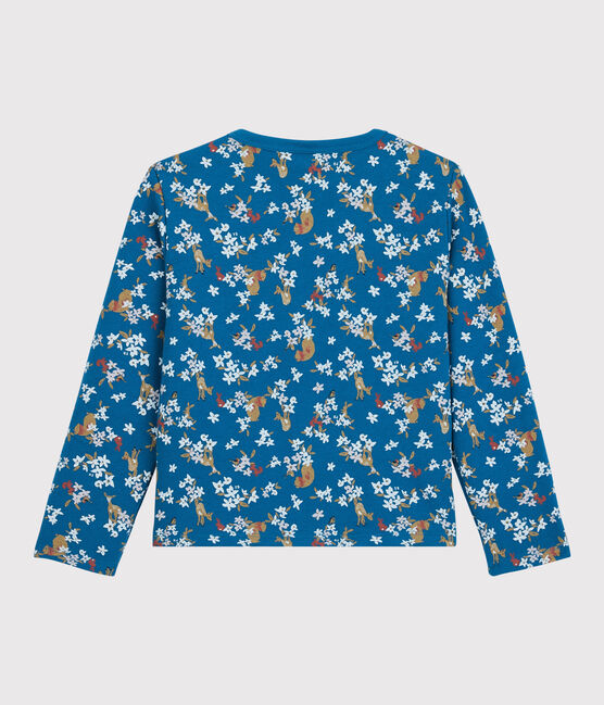 Cardigan bambina in molleton MALLARD/ MULTICO