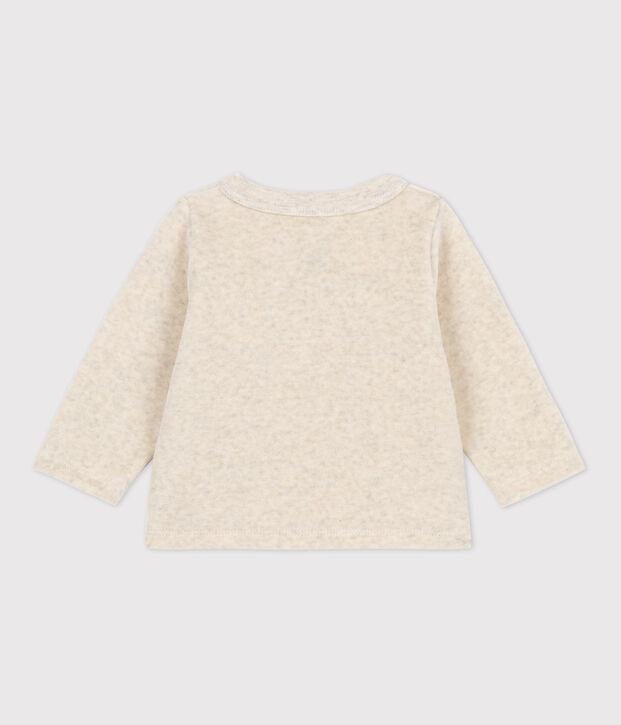 Cardigan beb&egrave; in velluto di cotone MONTELIMAR CHINE