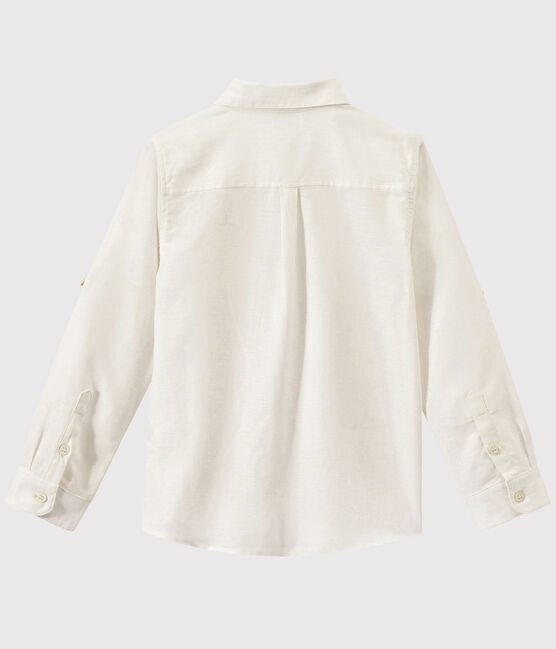 Camicia oxford bambino bianco ECUME