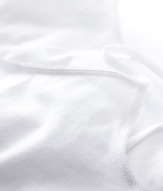 Confezione da 2 brassi&egrave;re bianche ragazza bianco