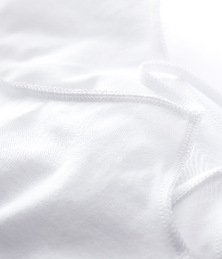 Confezione da 2 brassi&egrave;re bianche ragazza bianco