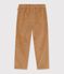 Pantaloni dritti in velluto bambino LATTE