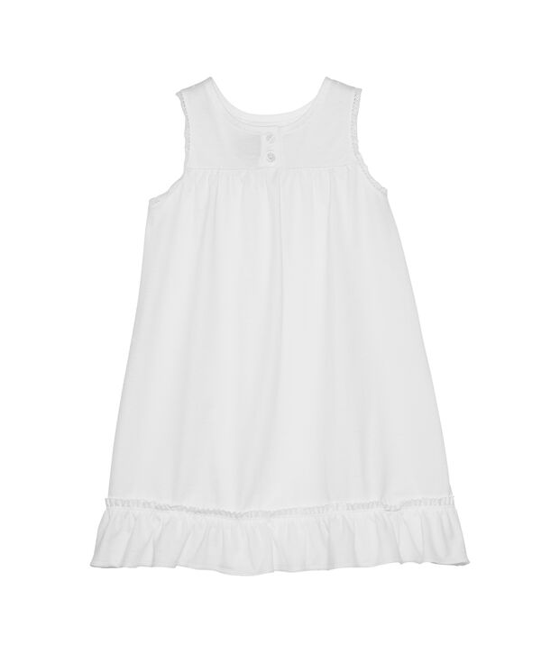 Nuisette bambina a pois tono su tono bianco