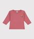 T-shirt bebè a maniche lunghe in cotone