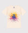 T-shirt  maniche corte in cotone bambino bianco AVALANCHE/ MULTICO
