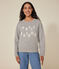 Maglia in tessuto felpato donna grigio CHATON CHINE