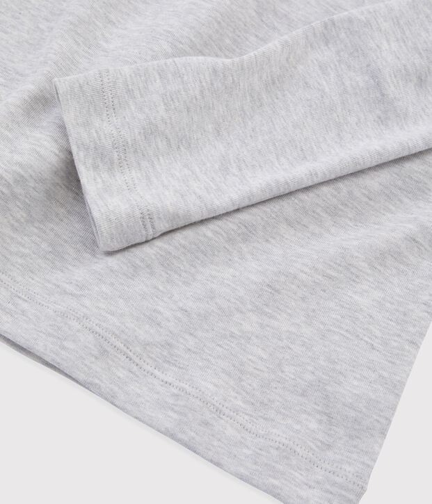 T-shirt girocollo iconica in cotone Donna BELUGA CHINE