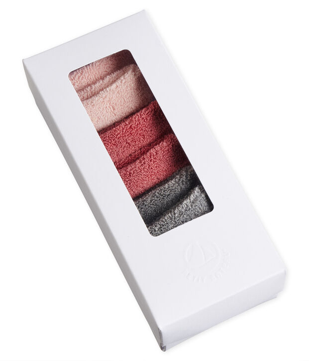 Lotto di tre paia di calzine beb&eacute; unisex multicolore