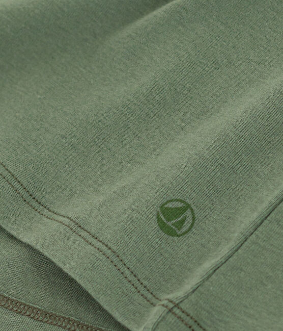 T-shirt L'ICONIQUE girocollo in cotone Donna verde CROCO