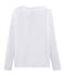 T-shirt manica lunga in cotone Sea Island donna bianco ECUME