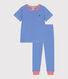 Pigiama in cotone a righe bambino