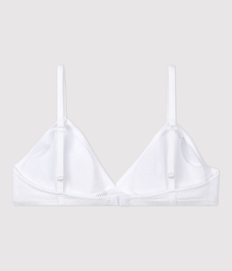 Reggiseno imbottito bianco ragazza bianco ECUME