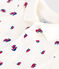 Body a maniche corte in cotone con barche stampate neonato bianco MARSHMALLOW/bianco MULTICO