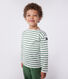 Maglia a righe a maniche lunghe in cotone unisex