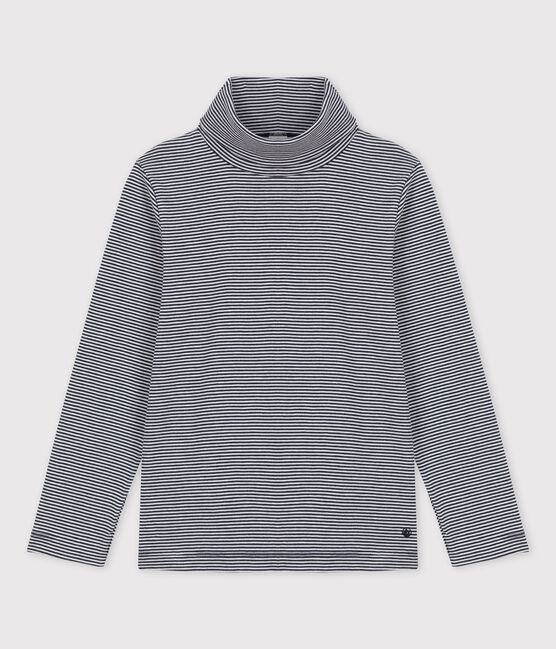 Sottogiacca in cotone bambina/bambino blu SMOKING/bianco MARSHMALLOW