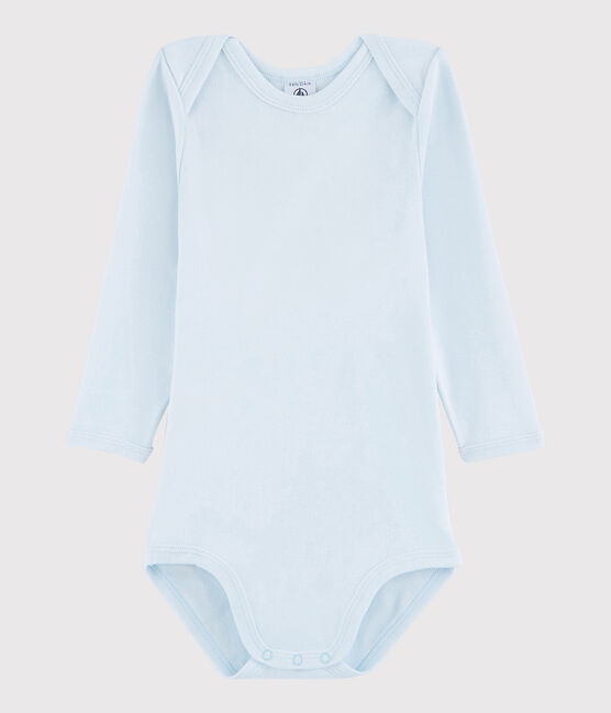 Body manica lunga bebè unisex blu FRAICHEUR