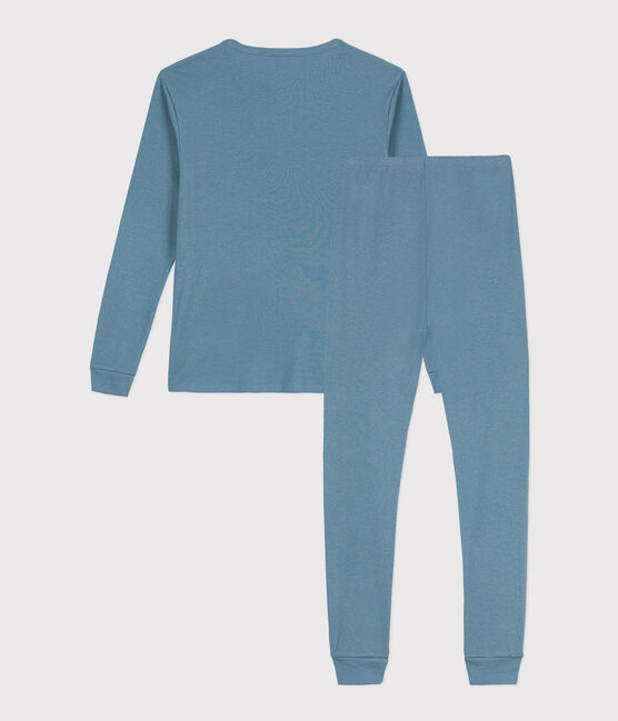 Pigiama donna in cotone e lyocell blu ROVER