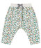 Pantalone bebè femmina in molleton fantasia grigio BELUGA/bianco MULTICO CN