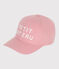 Berretto da barchetta in cotone rosa per bambina rosa CHARME