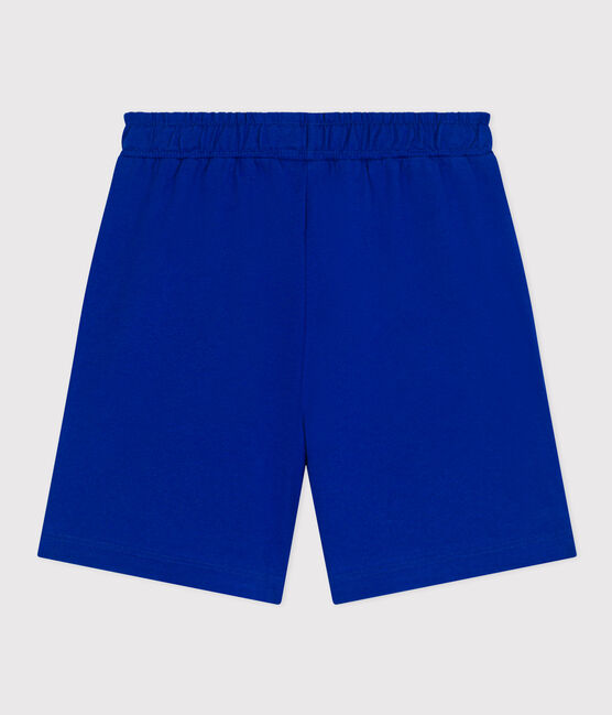 Shorts in cotone bambino blu SURF
