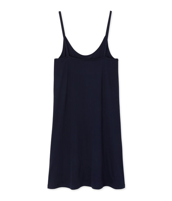 Chemise à bretelles femme en coton léger blu SMOKING